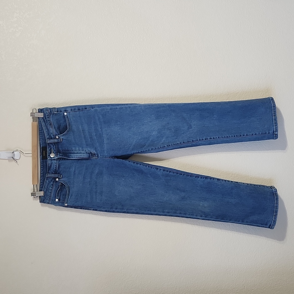Quince Women's Straight Leg Jeans - Blue - Picture 5 of 10